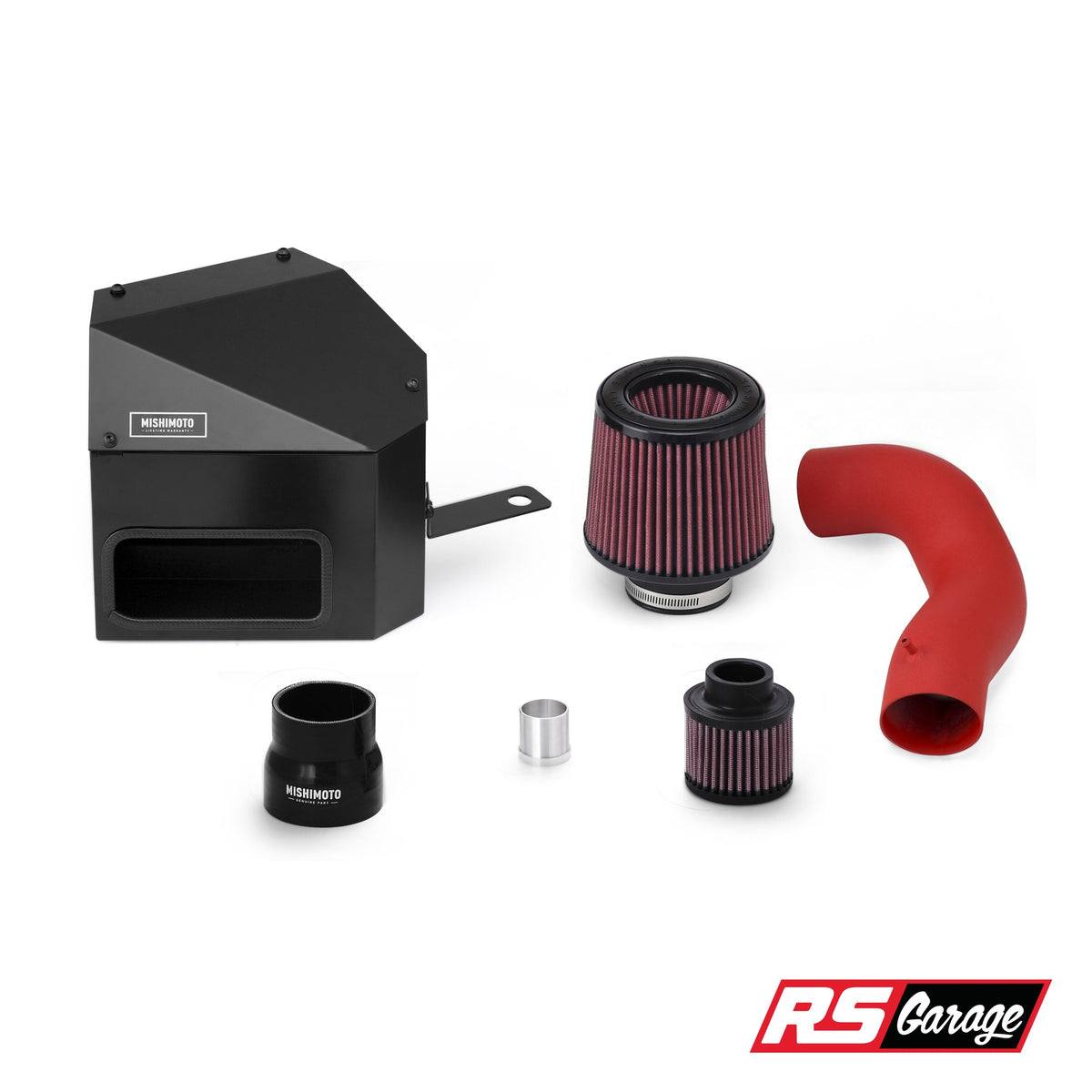 Mishimoto 15-16 VW Golf/GTI 1.8L/2.0L Performance Air Intake Kit - Wrinkle Red