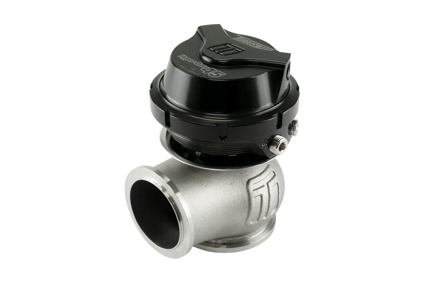 TS-0553-1015 Turbosmart Gen-V WG45 HyperGate Hyper-Gate 45 14psi Sleeper External Wastegate Black TS-0553-1015