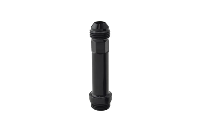 TS-0804-1020 Turbosmart Billet Turbo Oil Drain extension -8AN Male to -8AN female Black TS-0804-1020
