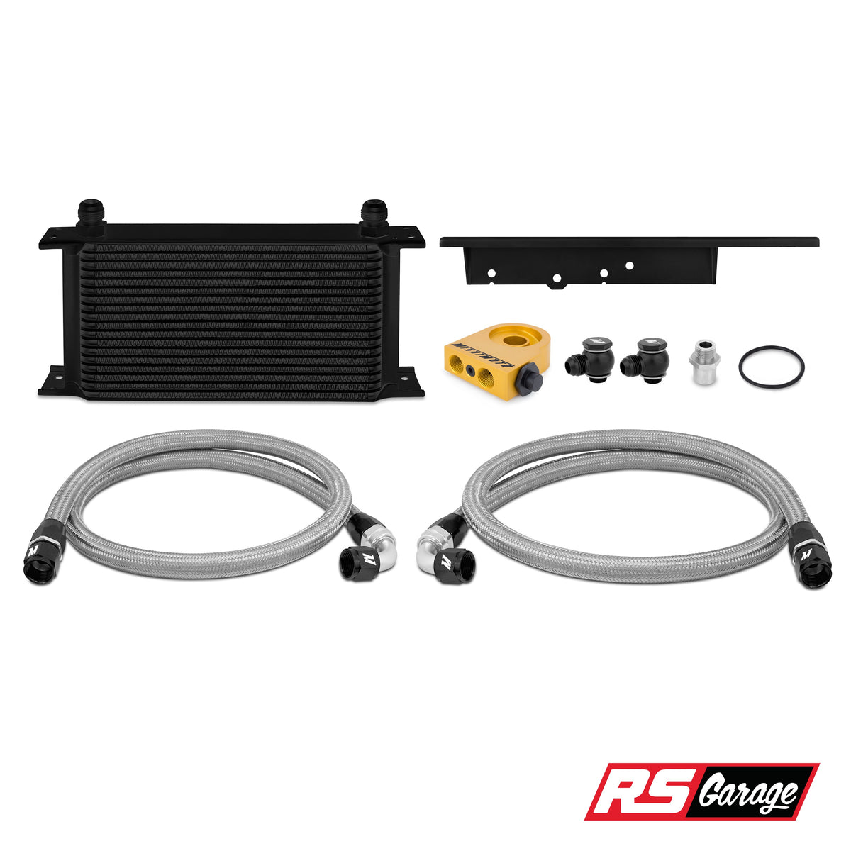 Mishimoto 350Z G35 Coupe Thermostatic Oil Cooler Kit Black