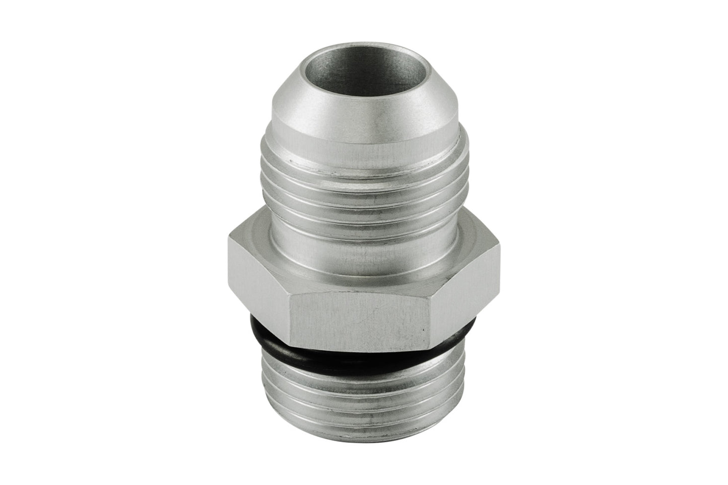 TS-JO-1010-CL Turbosmart Fitting -10 AN Flare to -10 AN ORB Male Straight - Silver