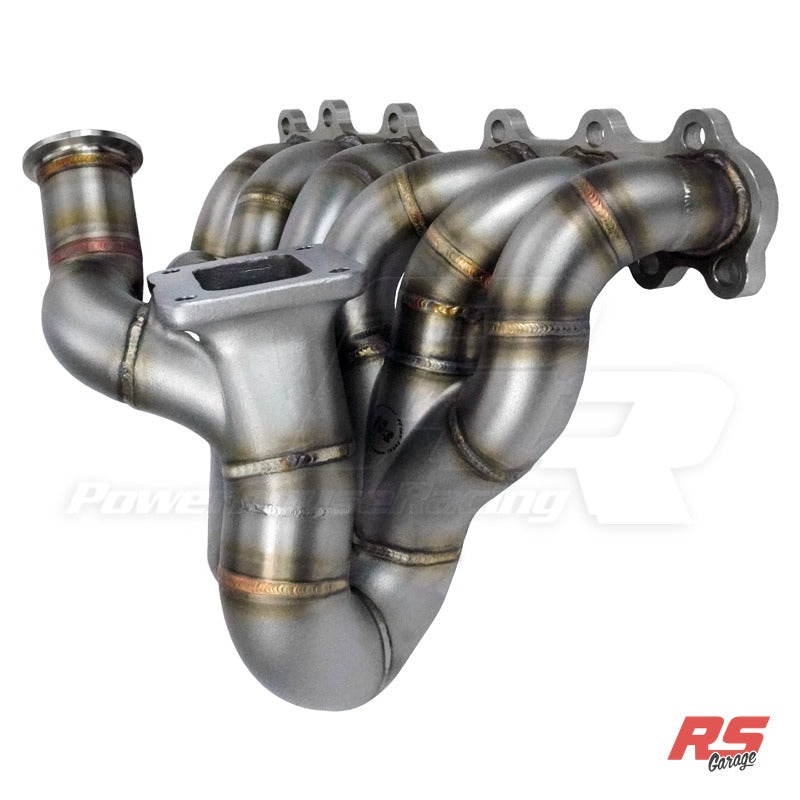 PHR S45QR Turbo Manifold for 2JZ-GTE Collector: Cast Turbine Fitment: T4 4-Bolt Turbo Scroll: Single Scroll Number of wastegates: (S) Single wastegate Wastegate Flange(s): TiAL 60mm