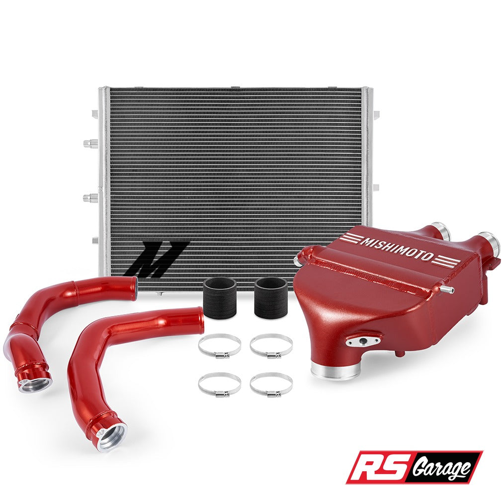 Mishimoto 15-20 BMW F8X M3/M4 Performance Air-to-Water Intercooler Power Pack - Sakhir Orange
