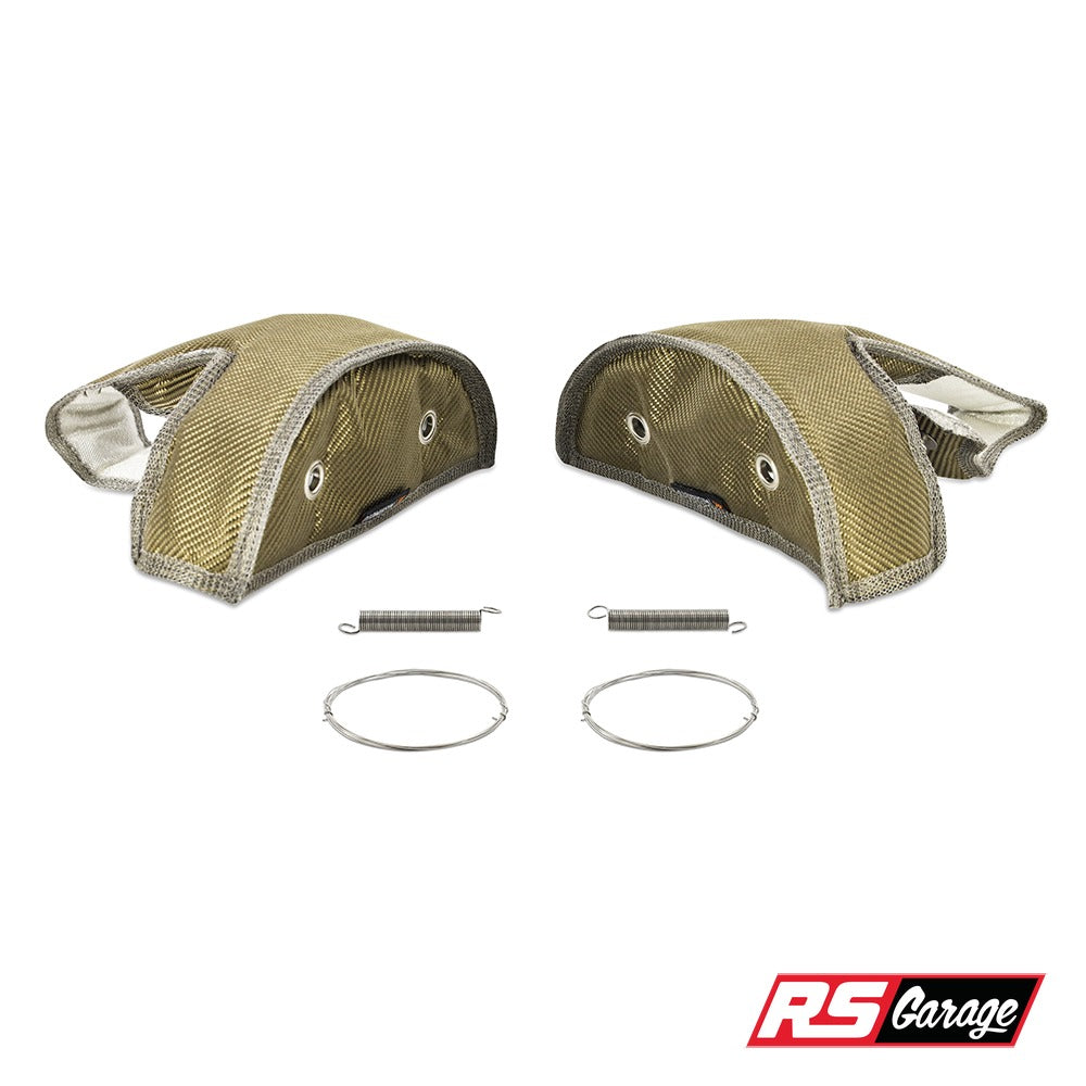 Mishimoto Titanium Turbo Blankets For Stock Turbos BMW 135i 535i 08-10 335i 07-10 N54B30