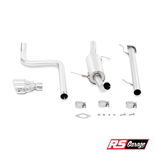 Mishimoto 14-16 Ford Fiesta ST 1.6L 2.5in Stainless Steel Cat-Back Exhaust w/ Polish Tips
