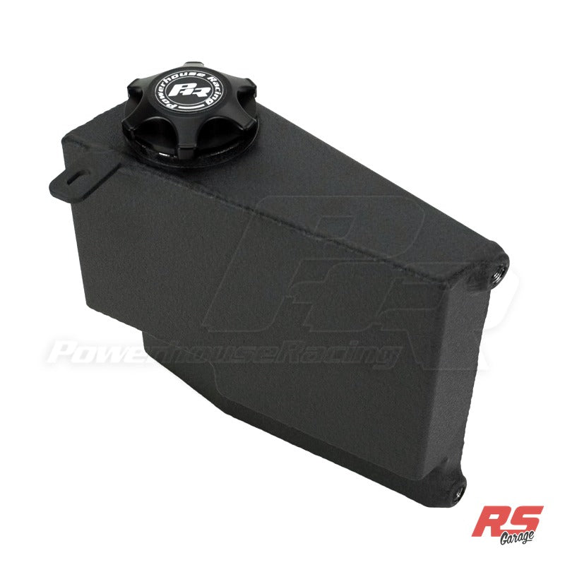 PHR Radiator Overflow for 93-98 Supra -Wrinkle black powder coat finish