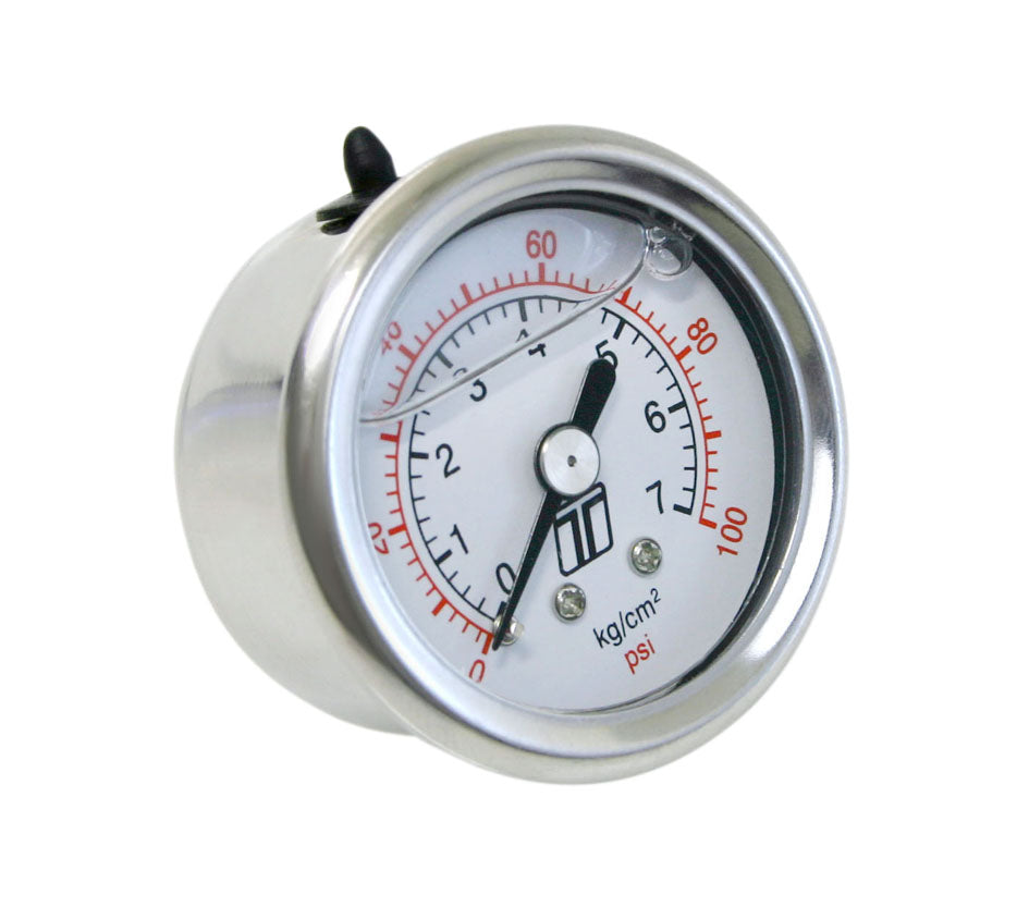 TS-0402-2023 Turbosmart FPR Fuel Pressure 1/8 NPT Gauge 0-100psi Liquid Fill TS-0402-2023