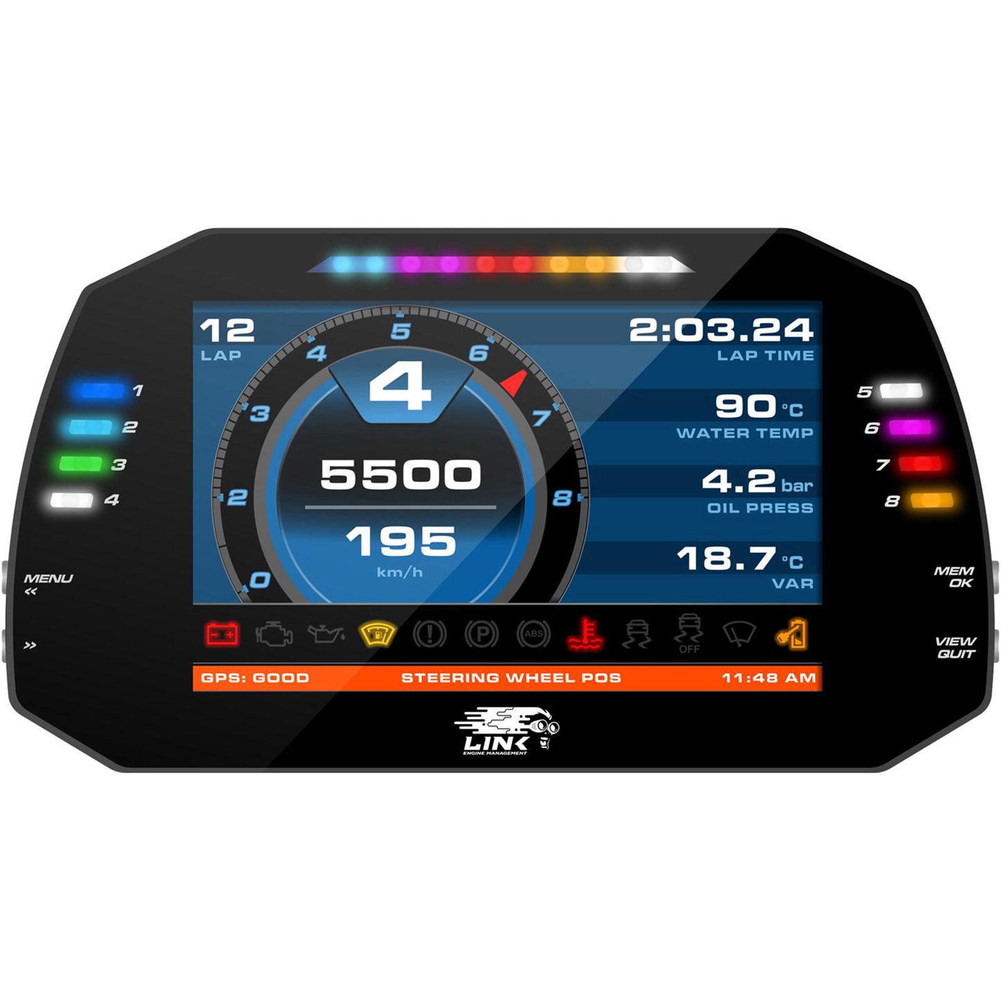 100-0173 Link Link Mxg Strada 7-Inch Dash - Race Edition