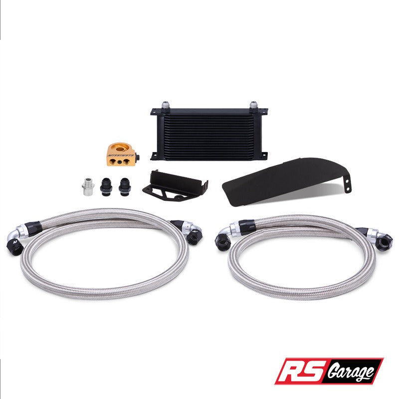 Mishimoto Direct Fit Oil Cooler Kit Black Fits Civic Type R 17+ FK8 K20C1
