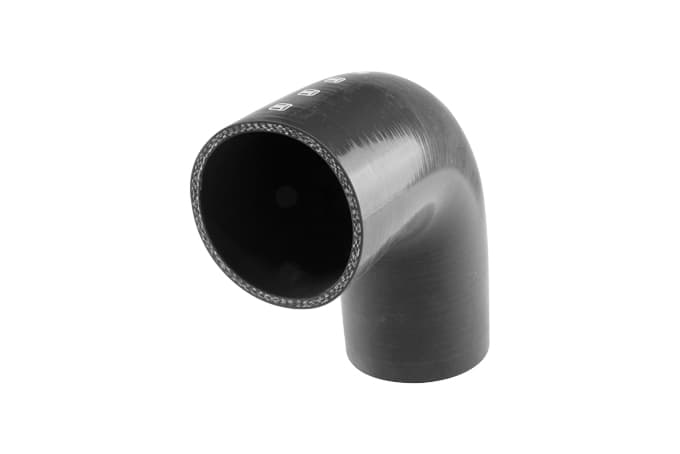 TS-HRE9275300-BK Turbosmart Silicon Hose 90 Reducer Elbow 2.75"-3.00" Black