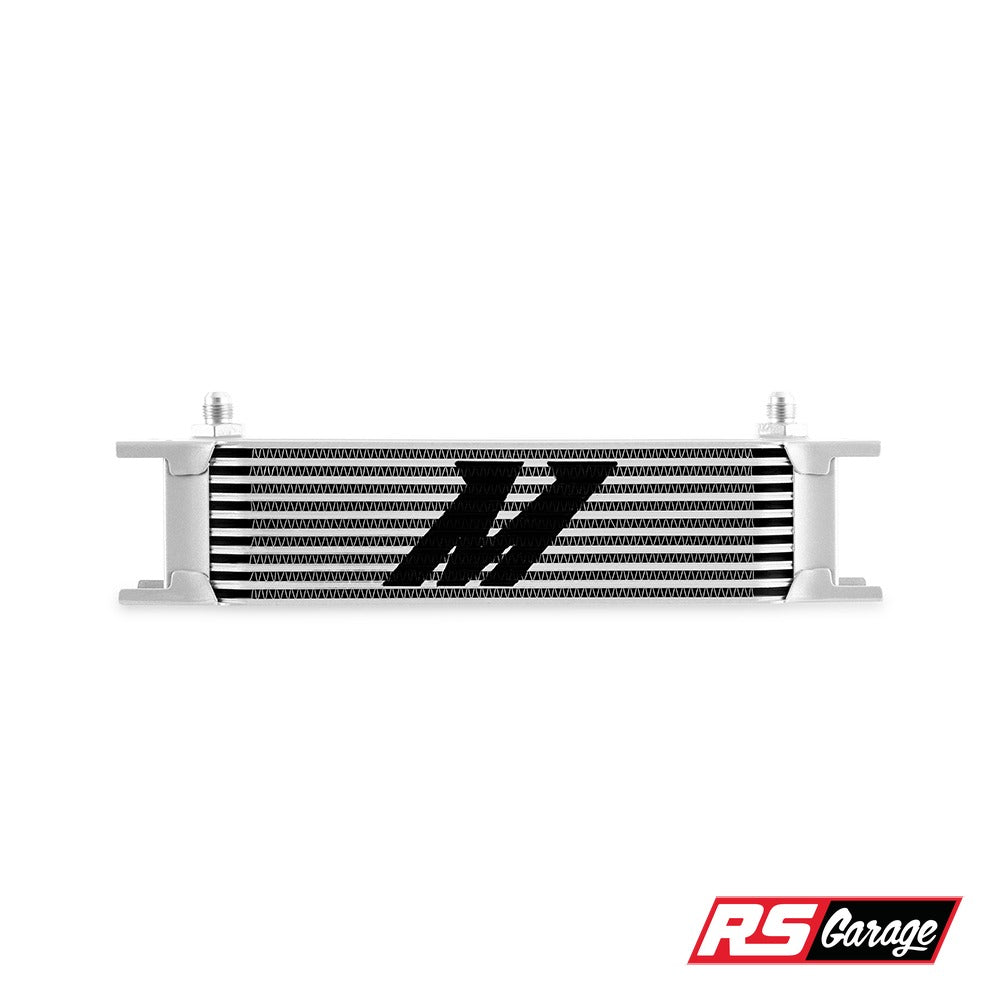 Mishimoto Universal -6AN 10 Row Oil Cooler - Silver