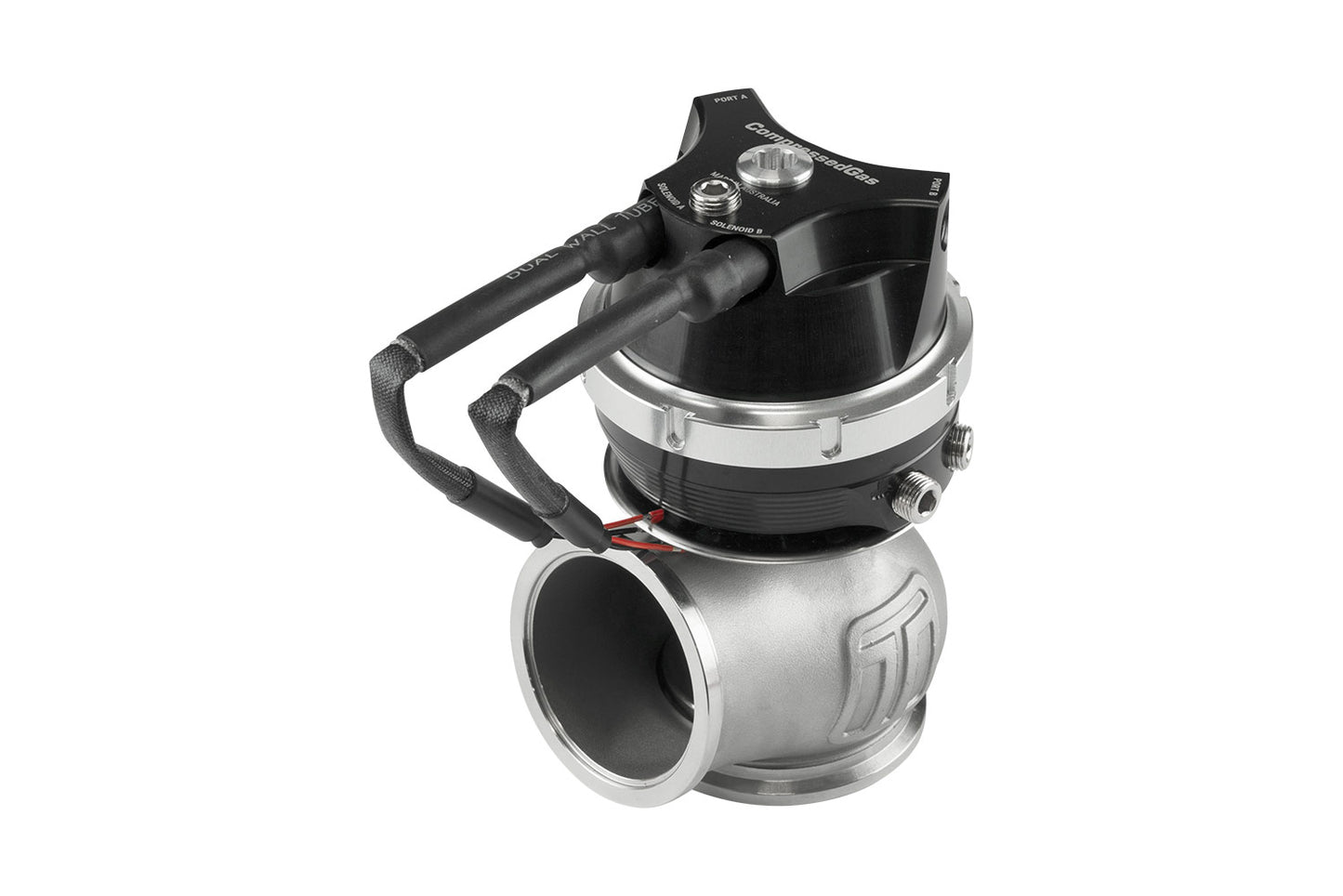 TS-0554-1252 Turbosmart GenV WG50CG ProGate50 Compressed Gas (Solenoid) 7psi Black