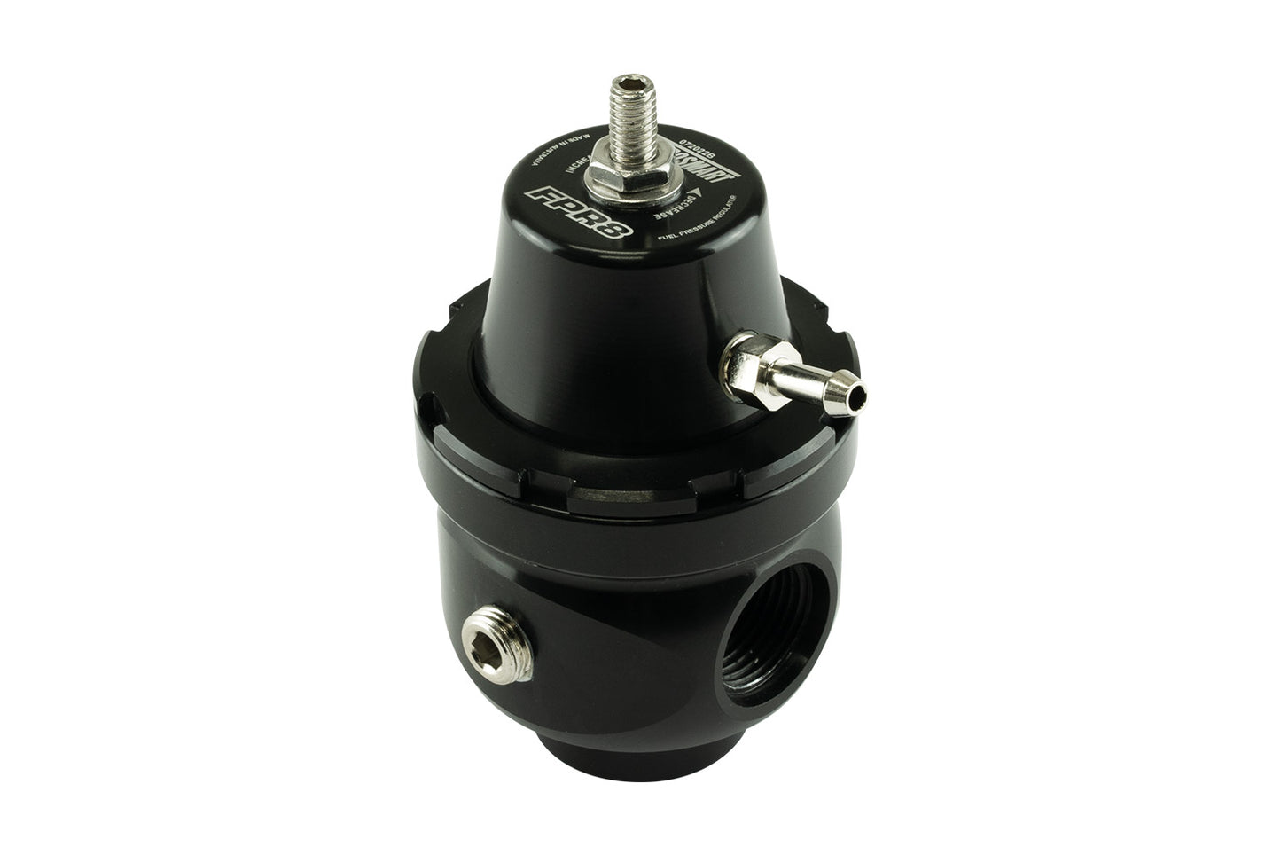 TS-0404-1035 Turbosmart FPR8 Fuel Pressure Regulator Sleeper 1:1 35-80 PSI -8 AN Black TS-0404-1035 (Supersedes TS-0401-1115)