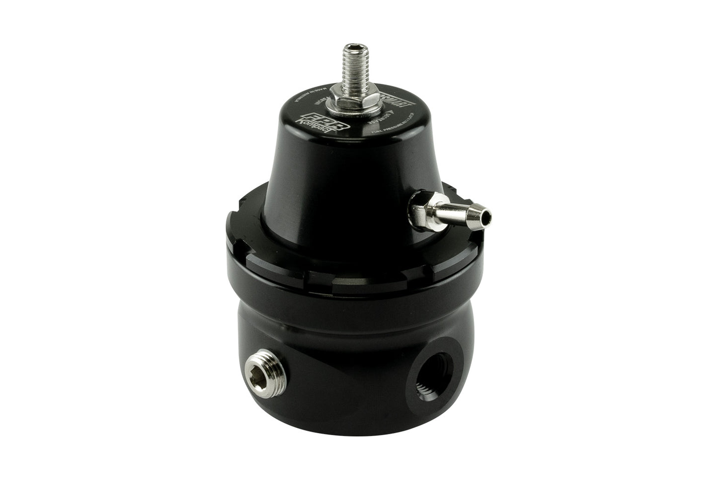 TS-0404-1015 Turbosmart FPR Kompact Universal Fuel Pressure Regulator EFI 1:1 35-80 PSI 1/8" NPT Sleeper Black (Supersedes TS-0401-1113)