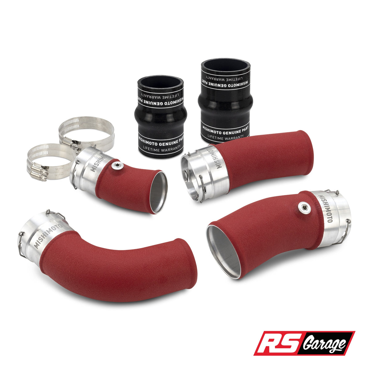 Mishimoto 2024+ Toyota Tacoma Intercooler Pipe Kit - Red