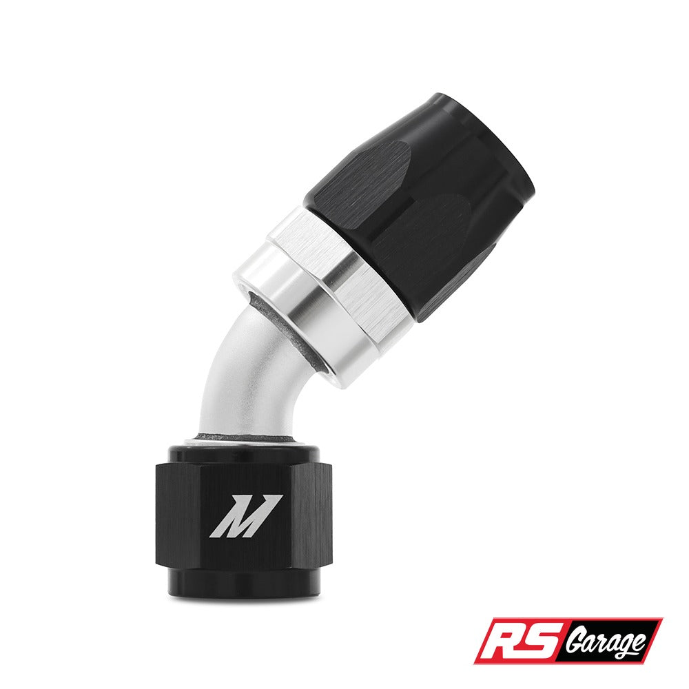 Mishimoto Aluminum -10AN 45 Degree Fitting - Black