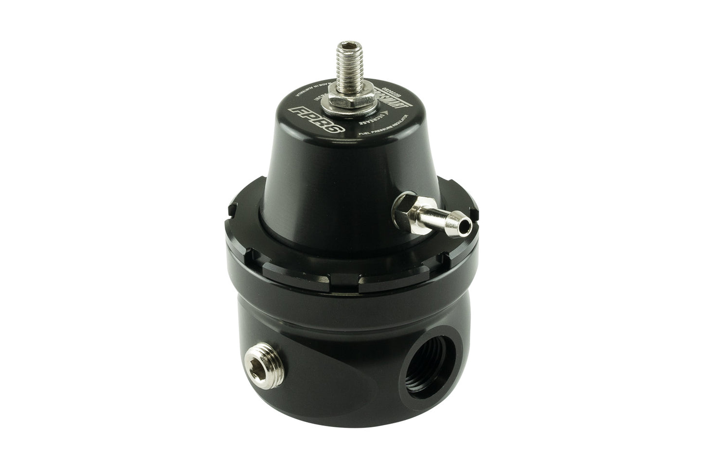 TS-0404-1025 Turbosmart FPR6 Fuel Pressure Regulator Sleeper EFI 1:1 35-80 PSI -6 AN Black TS-0404-1025 (Supersedes TS-0401-1114)