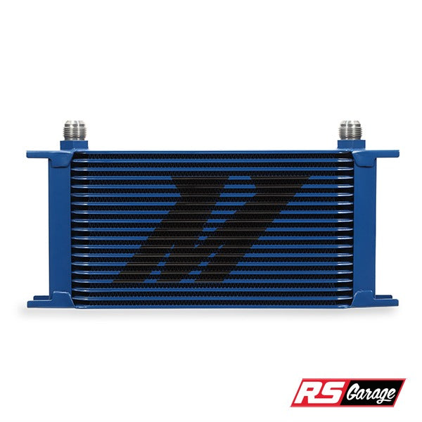 Mishimoto Universal 19-Row Oil Cooler Blue -10 AN Male Inlet/Outlet