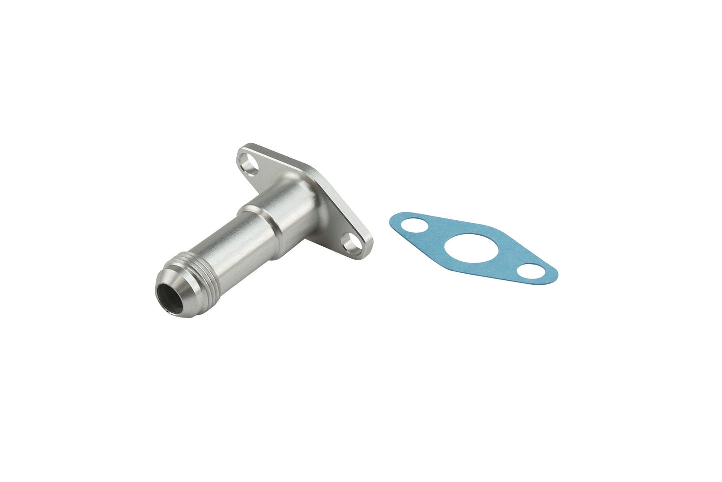 TS-199-3011 Turbosmart 50.8mm 10AN 75mm Extended Oil Drain Silver