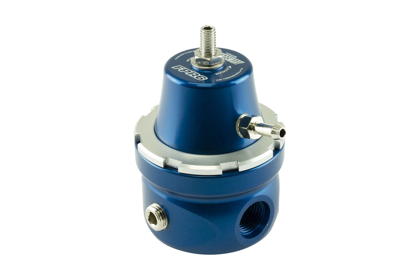 TS-0404-1021 Turbosmart FPR6 Fuel Pressure Regulator EFI 1:1 35-80 PSI -6 AN Blue (Supersedes TS-0401-1103)