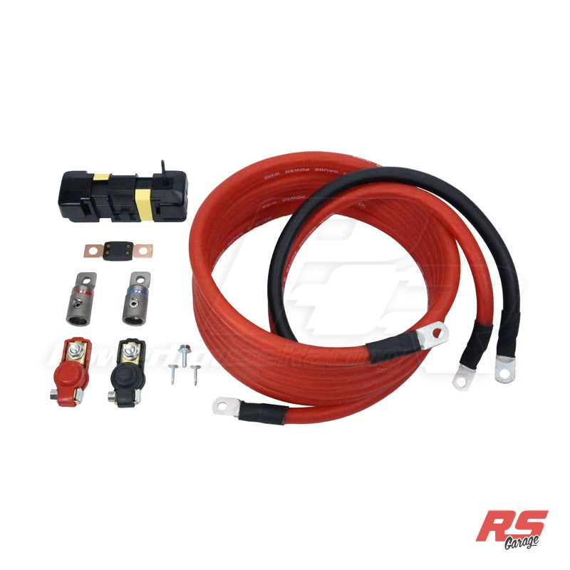 PHR Battery Box Installation Kit for 1993-1998 MKIV Supra - Includes battery cable, ground cable, terminals and fuse holder for doing a complete install of the PHR Battery Box