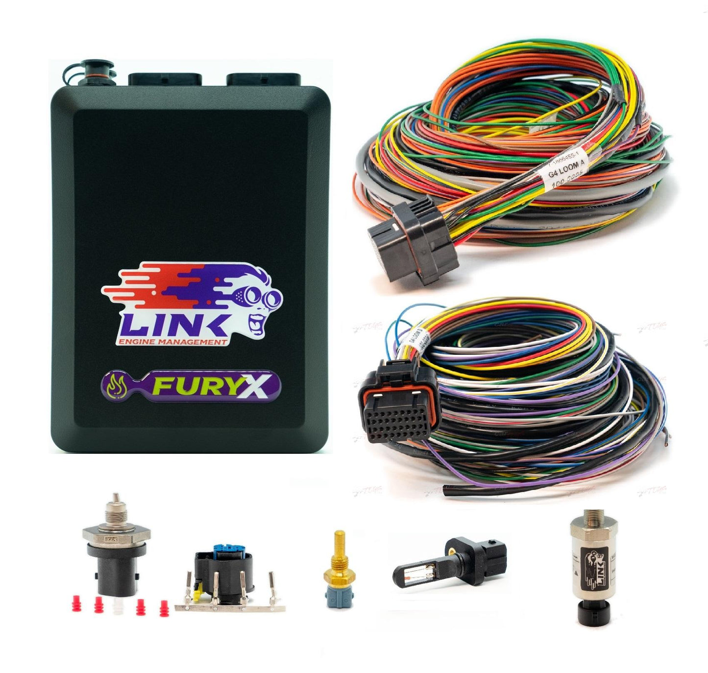 122-9800B Link G4X Furyx Wire-In Bundle - ECU + Looms + Sensors