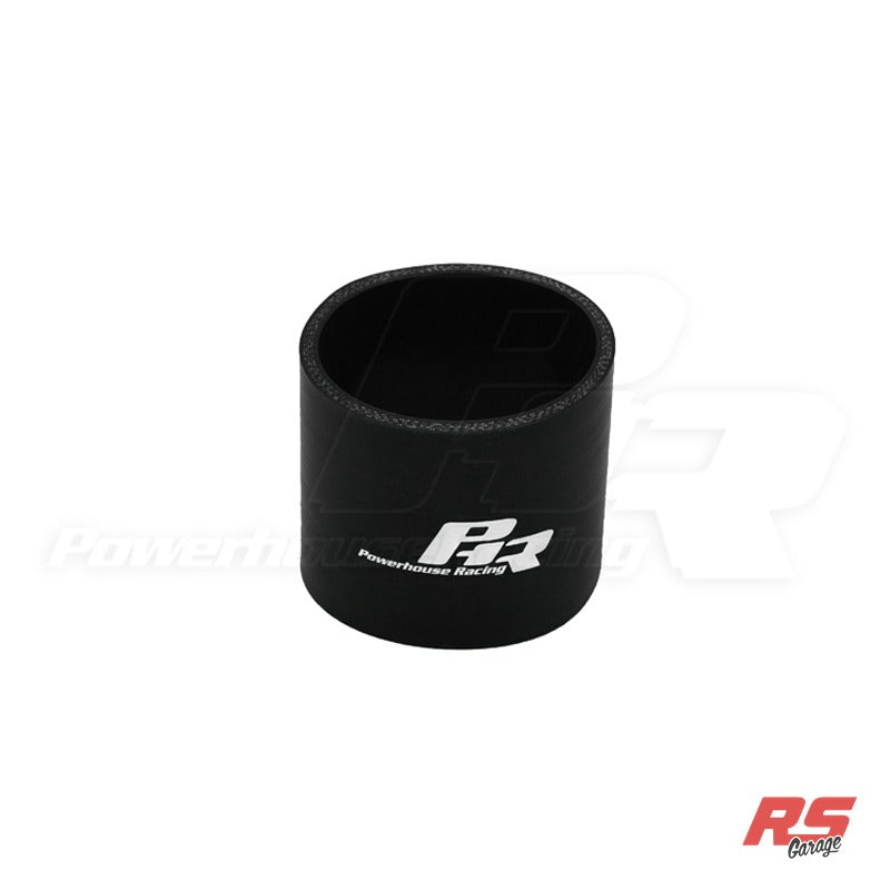 2.25" ID 4 Ply Silicone, Gloss Black, 3" Long