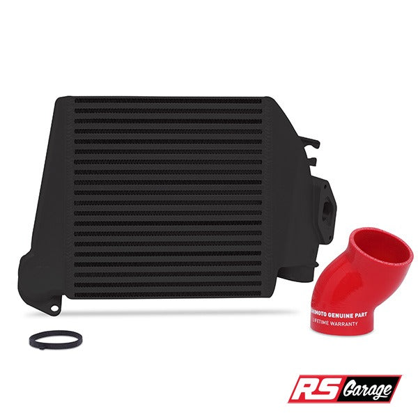 Mishimoto Top Mount Intercooler Kit Black with Red Hose Subaru WRX 2008-2014 EJ255