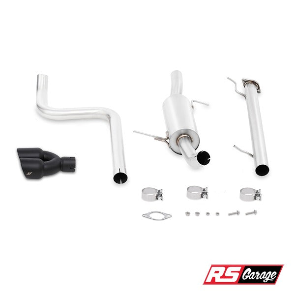 Mishimoto 14-16 Ford Fiesta ST 1.6L 2.5in Stainless Steel Cat-Back Exhaust w/ Black Tips