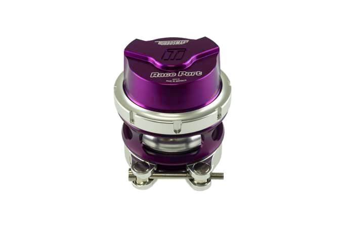 TS-0204-1143 Turbosmart Gen-V Race Port BOV Blow Off Valve Purple without Weld Flange fits Tial Q Weld on Flange