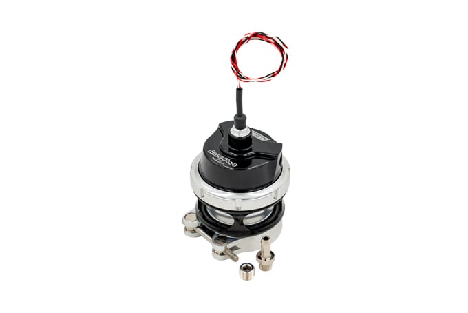 TS-0204-1242 Turbosmart Gen-V Race Port BOV 50mm Black With Hall Effect Sensor (fits Tial Q Weld on Flange)