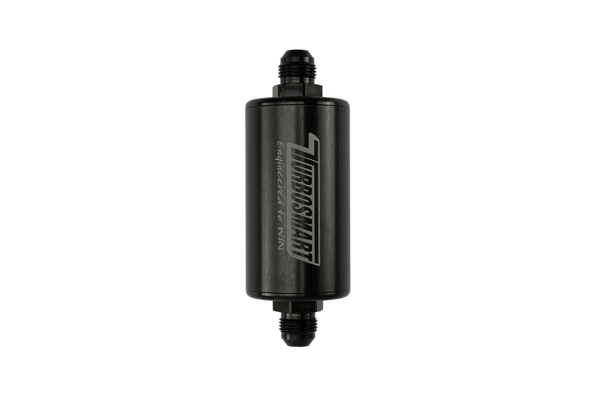TS-0402-1134 Turbosmart Inline Fuel Filter 10um 8AN Black