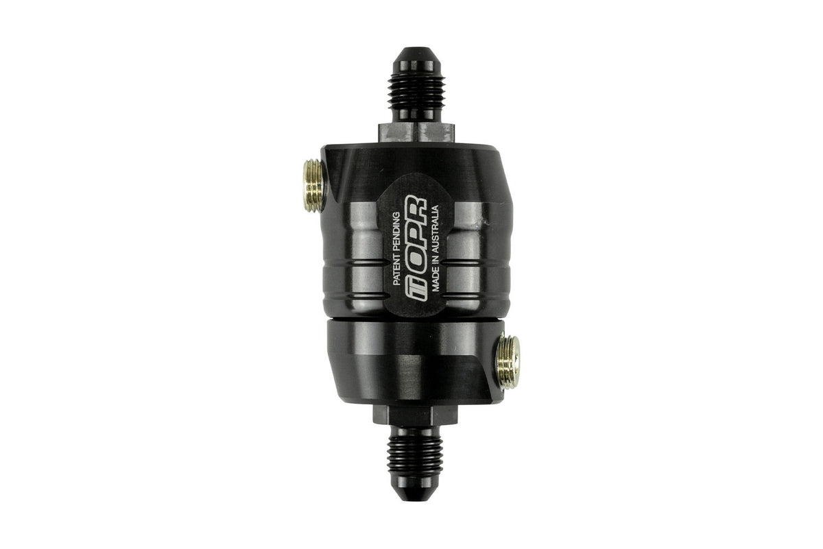 TS-0801-1012 Turbosmart ProOPR Rising Rate Turbo Oil Pressure Regulator Black -4 AN Inlet & Outlet TS-0801-1012