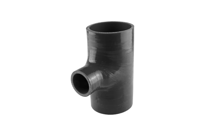 TS-HT300150-BK Turbosmart Hose Tee 3.00" ID 1.5" spout Black TS-HT300150-BK