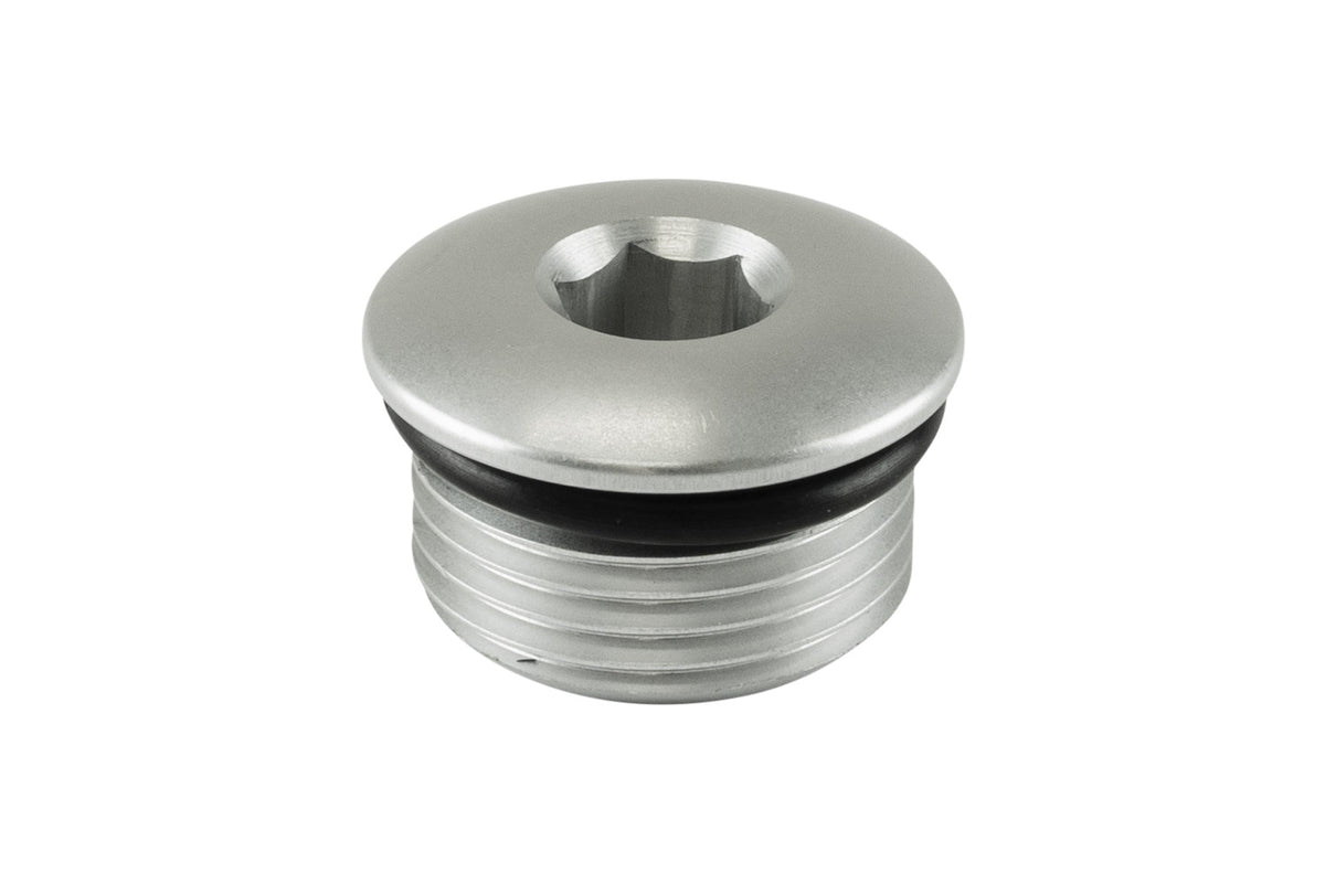 TS-OB-12-CL Turbosmart Fitting -12 AN ORB Blank - Silver