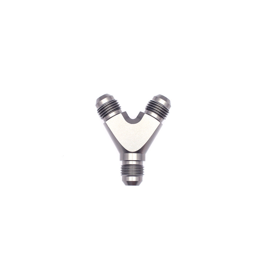 06-02-0701 DeatschWerks 6AN Male Flare + 6AN Male Flare to 6AN Male Flare Y Block Fitting