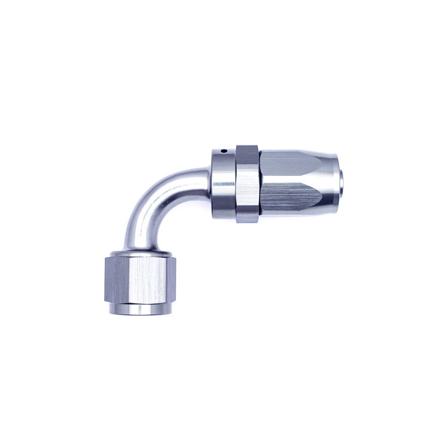 06-02-0807 DeatschWerks 8AN Female Swivel 90-Degree Hose End CPE
