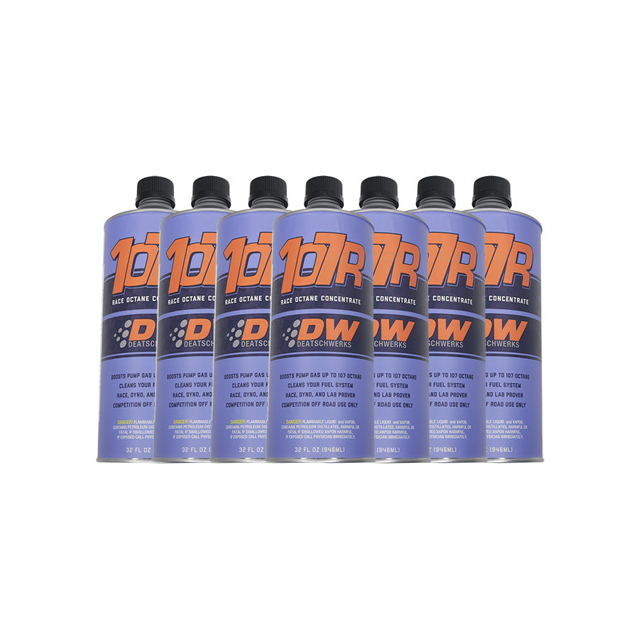 1-107R-CS DeatschWerks 107R Race Octane Booster 32oz. Cans - Case of 8