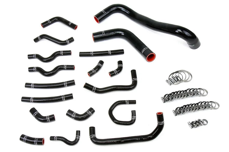 57-1914-BLK HPS Black Reinforced Silicone Radiator Heater Coolant Hose Kit for 1998-2002 Toyota Land Cruiser 4.7L V8