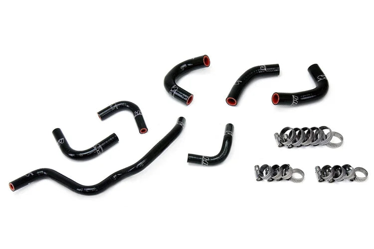 57-1857-BLK HPS Black Silicone Oil Cooler and Throttle Body Hose Kit for 2006-2009 Honda S2000 2.2L