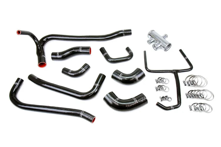 57-2069-BLK HPS Black Silicone Radiator Hose Kit for 2007-2014 Ford Mustang GT500 5.4L 5.8L Supercharged