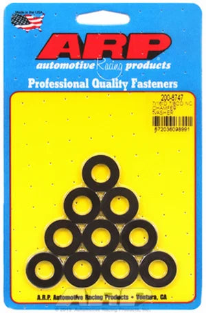 200-8747 ARP 7/16 ID 7/8 OD black washers 10 PC Pack