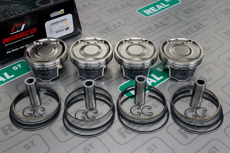 K598M100AP Wiseco AP Forged Pistons Subaru 2006+ WRX EJ255 100mm +0.5mm -19 cc 9.0:1