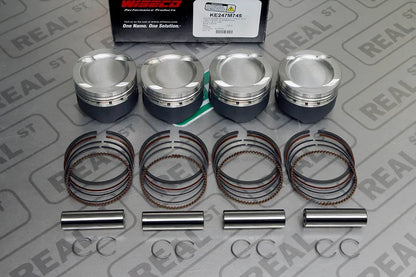 KE247M745 Wiseco Forged Pistons Suzuki Swift GTI 1.3L 16V Turbo G13B 74.5mm +0.5mm -8 cc 8.5:1