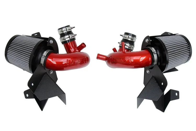 827-703R HPS Cold Air Intake Kit 2019-2022 Genesis G70 3.3L V6 Lambda Ii Rs T-GDi Twin Turbo Red
