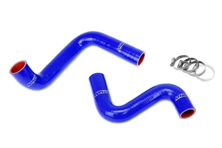 57-1955-BLUE HPS Blue Coolant Hose Kit 240SX S13 S14 S15 LS Swap LS1 Water Pump 9 O'clock Thermostat Ka Radiator