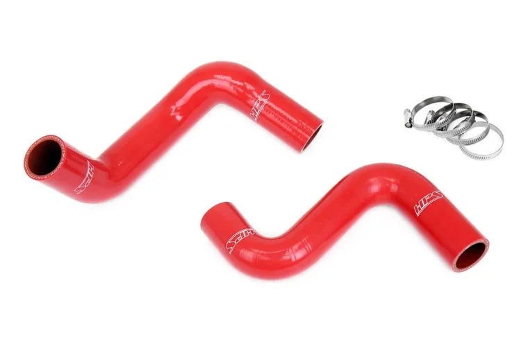 57-2057-RED HPS Red Coolant Hose Kit 240SX S13 S14 S15 LS Swap LS1 Water Pump 8 O'clock Thermostat Ka Radiator