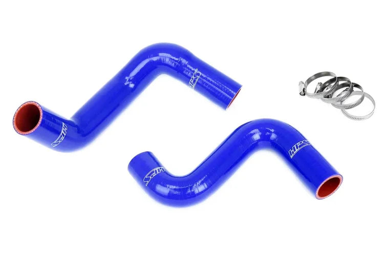 57-2057-BLUE HPS Blue Coolant Hose Kit 240SX S13 S14 S15 LS Swap LS1 Water Pump 8 O'clock Thermostat Ka Radiator