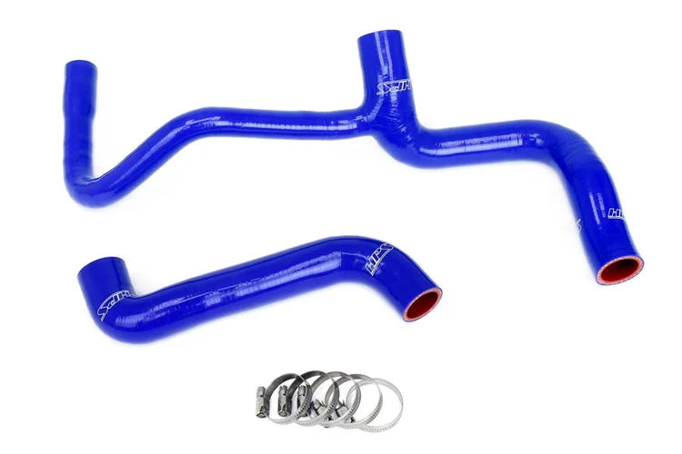 57-2037-BLUE HPS Blue Silicone Radiator Hose Kit 1986-1989 Mercedes-Benz 190D 2.5L Om 602 I5