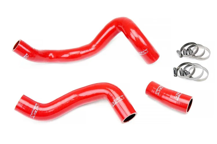 57-1886-RED HPS Red Silicone Radiator Hose Kit 2016-2018 Ford Focus Rs 2.3L Ecoboost